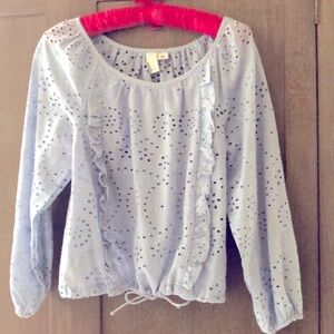 Josie light blue blouse XS